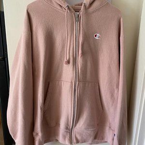 Champion Mens Reverse Weave Full Zip Hoodie